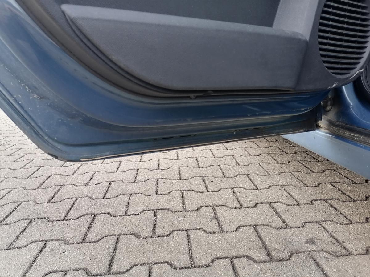 Opel Meriva A original T&uuml;r hinten links Blaumetallic Z21T Eisenherz Bj.2008
